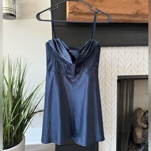 Princess Polly navy mini dress